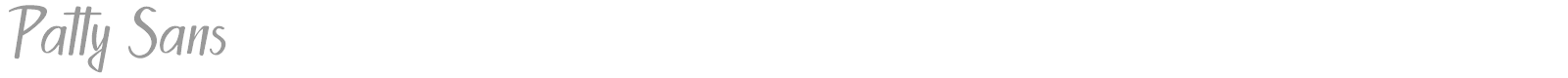 Patty Sans font preview